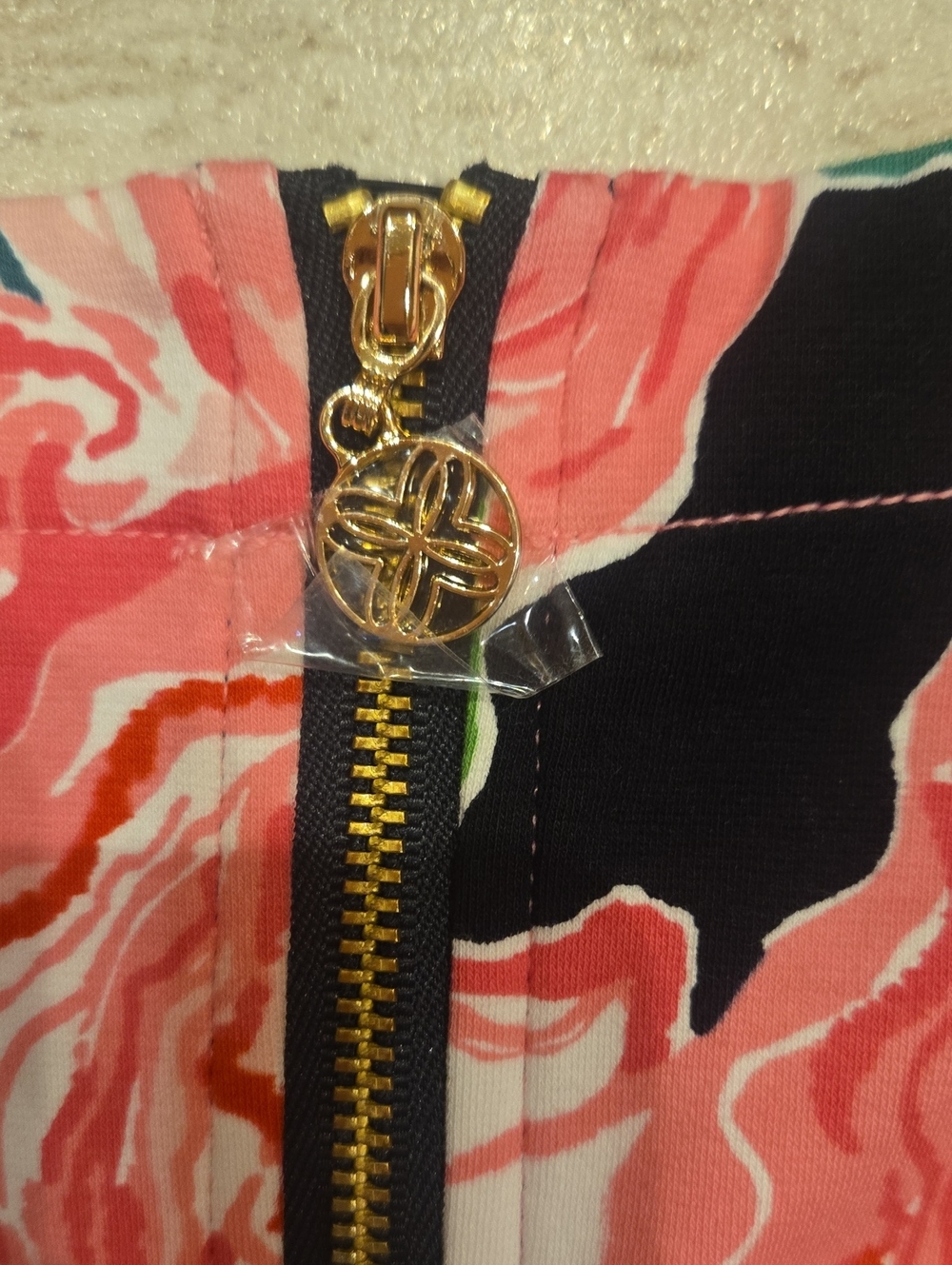 Lilly Pulitzer Pink Flamingo/Floral Print Midi Dress - Picture 8 of 10